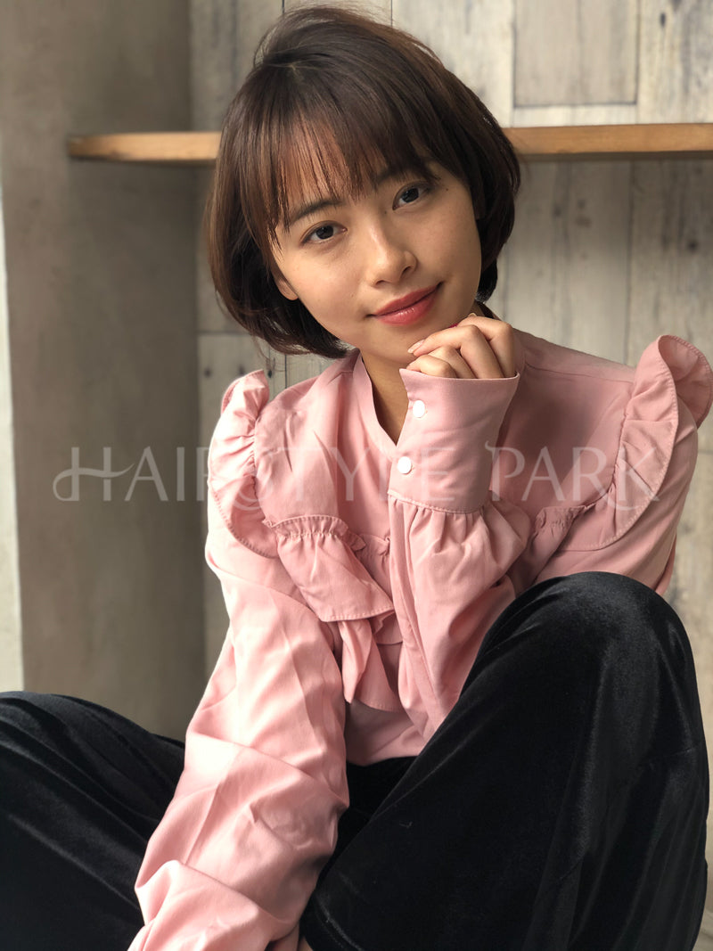 saki おしゃれ美容女子の2種類使い！MO 1本& エマルジョン+ 4本 ヘアスタイル写真PhotoNo:88-2 (11) [ショートミディアム