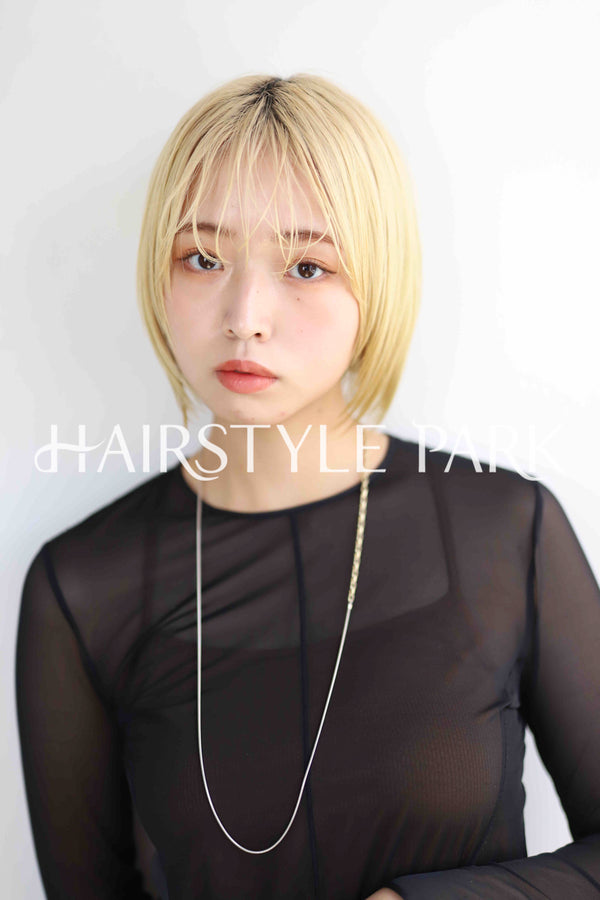 ヘアスタイル写真PhotoNo:300-1 (5) [ミディアム,レディース,カジュアル,カット,カラー,ダブルカラー,縦型 ]