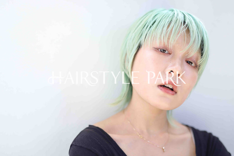 ヘアスタイル写真PhotoNo:308-3 (13) [ショートミディアム,レディース,カジュアル,カラー,ダブルカラー,縦型 ]