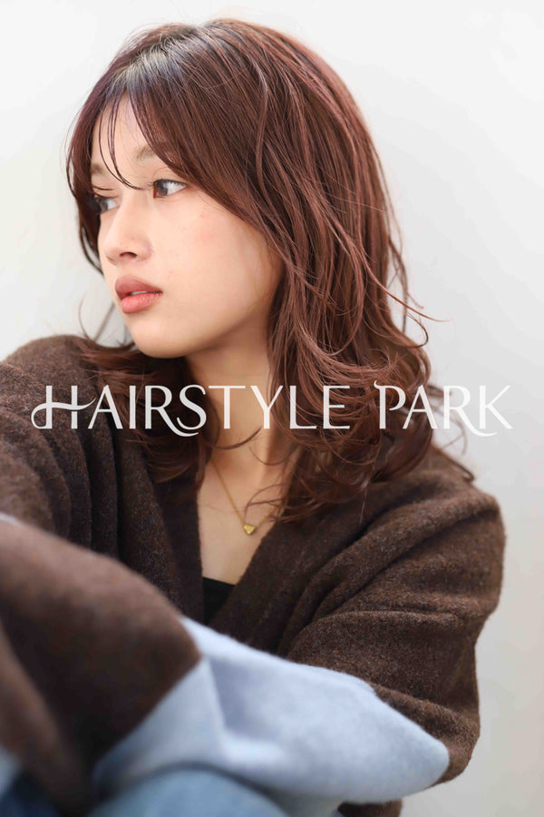 ヘアスタイル写真PhotoNo:323-2 (3) [ショートミディアム,レディース,ナチュラル,モテ・愛され,カラー,パーマ,縦型 ]
