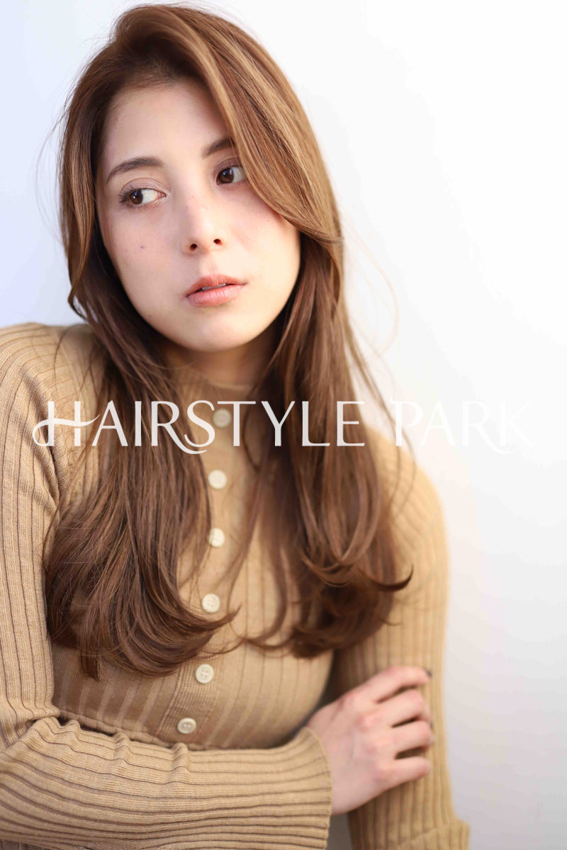 ヘアスタイル写真PhotoNo:328-1 (1) [ロング,レディース,ナチュラル,オフィス / コンサバ,カット,パーマ,縦型 ]