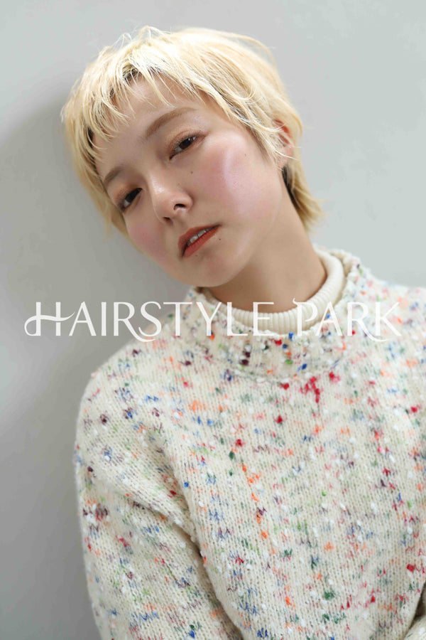 ヘアスタイル写真PhotoNo:331-1 (23) [ショート,ベリーショート,レディース,カジュアル,カラー,ダブルカラー,縦型 ]