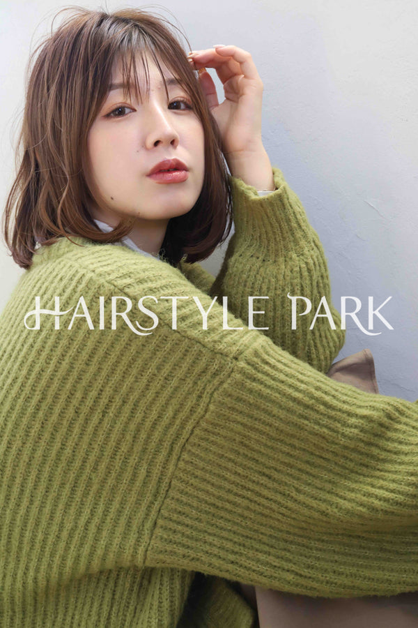 ヘアスタイル写真PhotoNo:333-1 (28) [ミディアム,レディース,ナチュラル,クール / かっこいい,カラー,縦型 ]