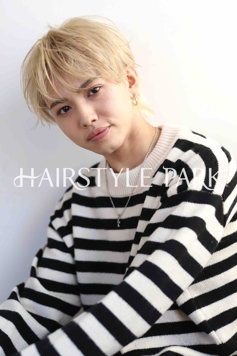 ヘアスタイル写真PhotoNo:339-2 (1) [ショート,メンズ,クール / かっこいい,カット,カラー,ダブルカラー,縦型 ]