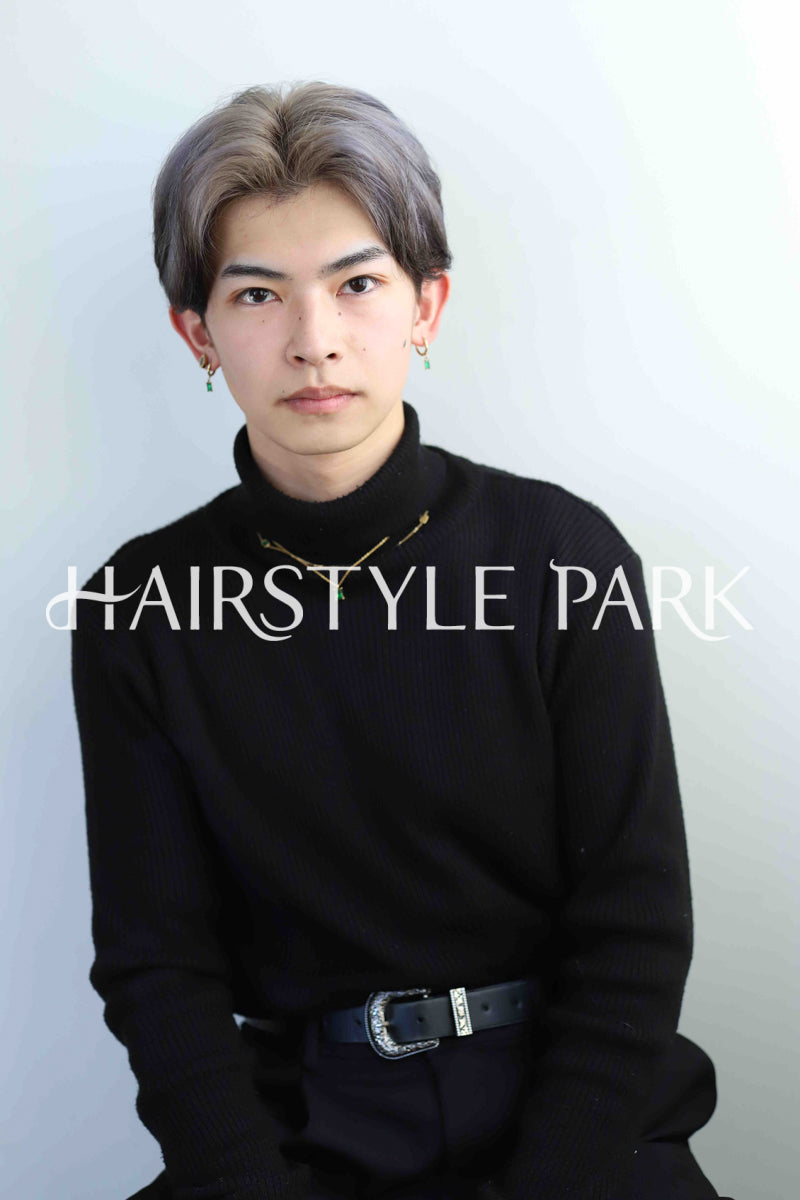 ヘアスタイル写真PhotoNo:340-1 (1) [ショート,メンズ,クール / かっこいい,カット,カラー,ダブルカラー,縦型 ]