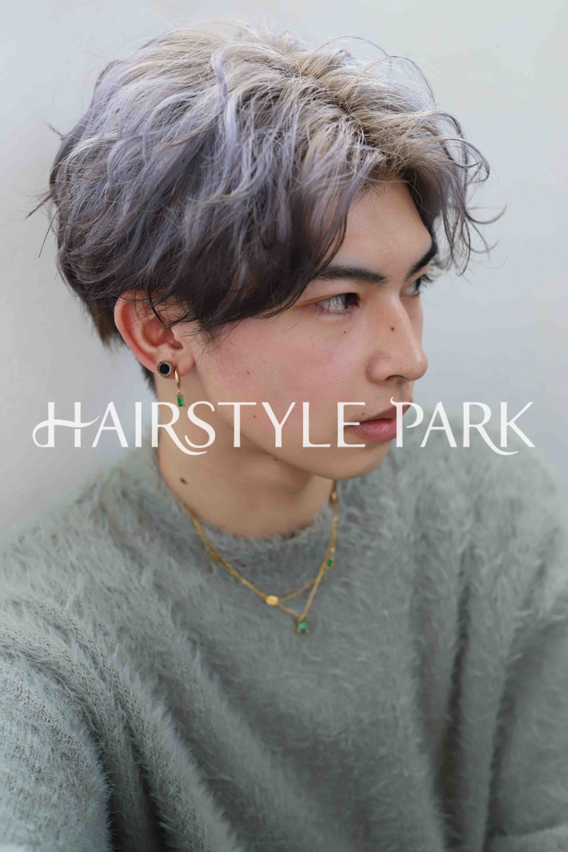 ヘアスタイル写真PhotoNo:340-2 (35) [ショート,メンズ,クール / かっこいい,カット,カラー,ダブルカラー,縦型 ]