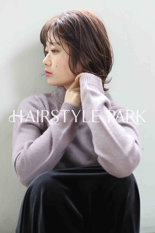 ヘアスタイル写真PhotoNo:341-2 (12) [ミディアム,レディース,ナチュラル,パーマ,縦型 ]