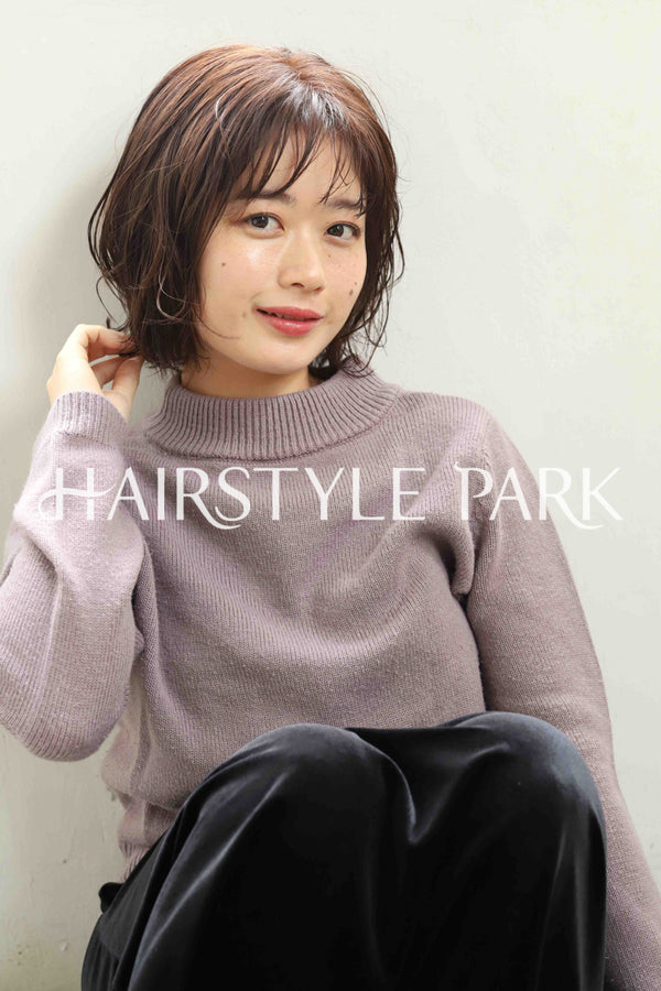 ヘアスタイル写真PhotoNo:341-2 (14) [ミディアム,レディース,ナチュラル,パーマ,縦型 ]