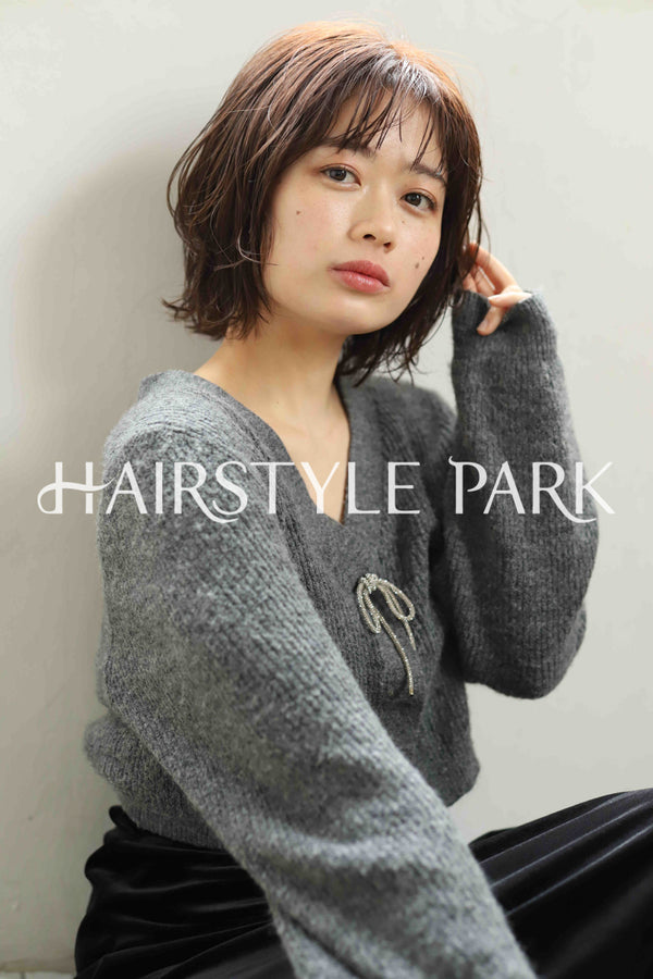 ヘアスタイル写真PhotoNo:341-3 (8) [ミディアム,レディース,ナチュラル,パーマ,縦型 ]