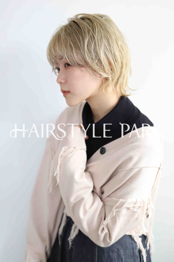 ヘアスタイル写真PhotoNo:342-1 (13) [ショートミディアム,レディース,カジュアル,クール / かっこいい,カット,カラー,ダブルカラー,縦型 ]