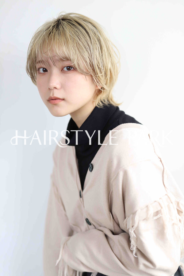 ヘアスタイル写真PhotoNo:342-1 (14) [ショートミディアム,レディース,カジュアル,クール / かっこいい,カット,カラー,ダブルカラー,縦型 ]