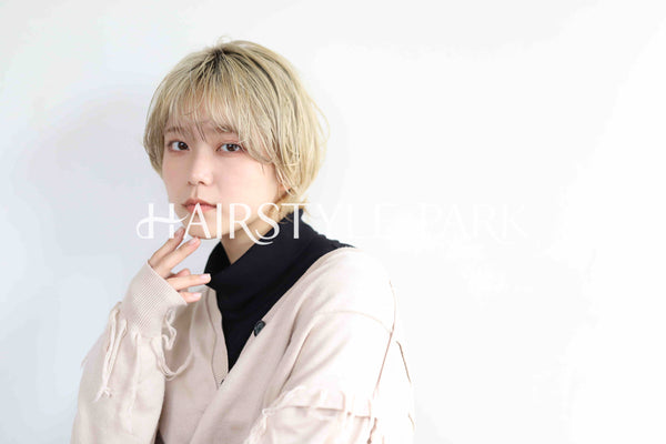 ヘアスタイル写真PhotoNo:342-1 (18) [ショートミディアム,レディース,カジュアル,クール / かっこいい,カット,カラー,ダブルカラー,縦型 ]