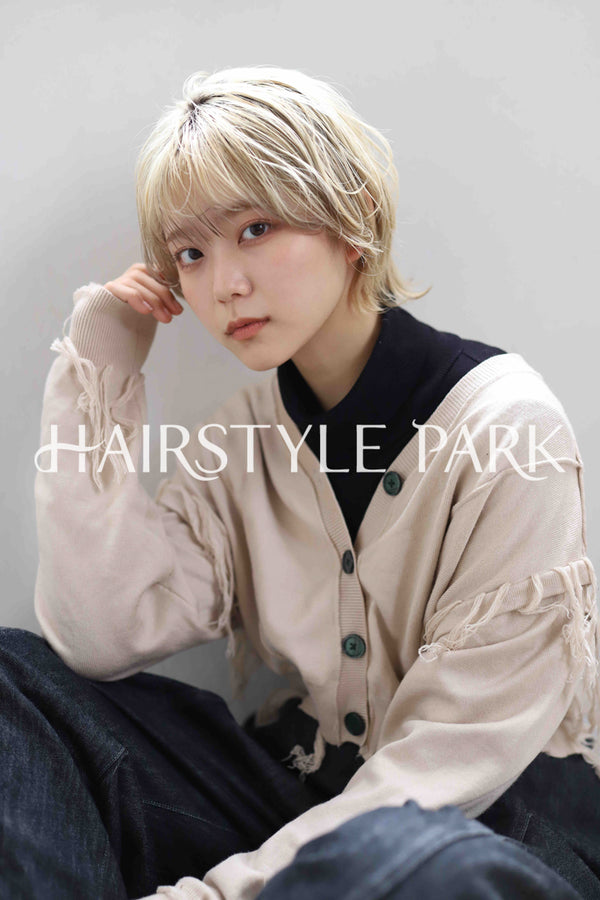 ヘアスタイル写真PhotoNo:342-1 (25) [ショートミディアム,レディース,カジュアル,クール / かっこいい,カット,カラー,ダブルカラー,縦型 ]