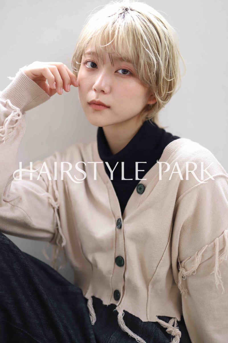 ヘアスタイル写真PhotoNo:342-1 (35) [ショートミディアム,レディース,カジュアル,クール / かっこいい,カット,カラー,ダブルカラー,縦型 ]