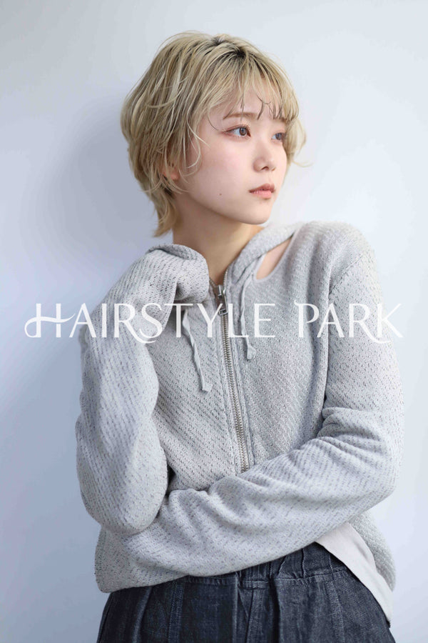 ヘアスタイル写真PhotoNo:342-2 (13) [ショートミディアム,レディース,カジュアル,クール / かっこいい,カット,カラー,ダブルカラー,縦型 ]