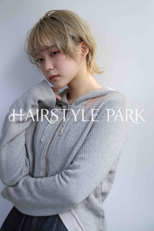 ヘアスタイル写真PhotoNo:342-2 (21) [ショートミディアム,レディース,カジュアル,クール / かっこいい,カット,カラー,ダブルカラー,縦型 ]