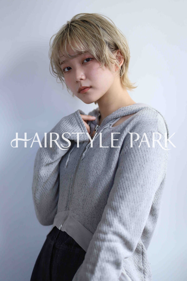 ヘアスタイル写真PhotoNo:342-2 (28) [ショートミディアム,レディース,カジュアル,クール / かっこいい,カット,カラー,ダブルカラー,縦型 ]