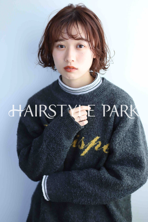 ヘアスタイル写真PhotoNo:343-1 (18) [ミディアム,レディース,モテ・愛され,カジュアル,カラー,パーマ,縦型 ]