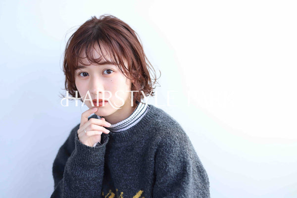 ヘアスタイル写真PhotoNo:343-1 (1) [ミディアム,レディース,モテ・愛され,カジュアル,カラー,パーマ,縦型 ]
