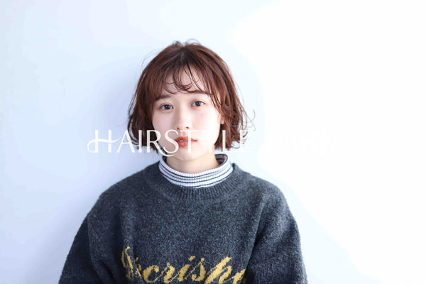 ヘアスタイル写真PhotoNo:343-1 (2) [ミディアム,レディース,モテ・愛され,カジュアル,カラー,パーマ,縦型 ]
