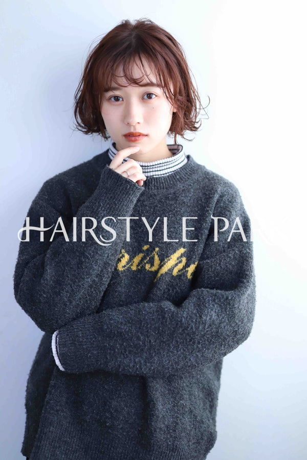 ヘアスタイル写真PhotoNo:343-1 (4) [ミディアム,レディース,モテ・愛され,カジュアル,カラー,パーマ,縦型 ]