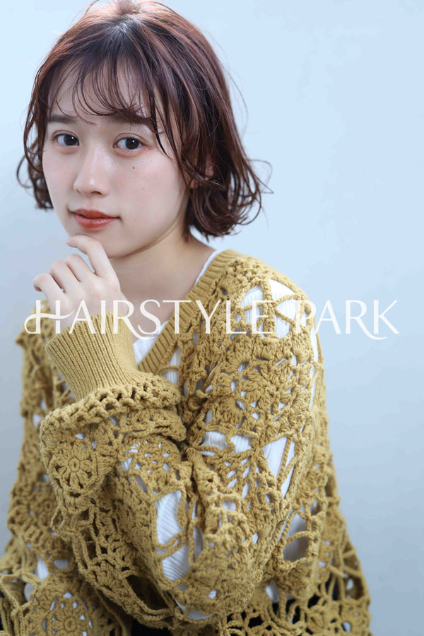 ヘアスタイル写真PhotoNo:343-2 (13) [ミディアム,レディース,モテ・愛され,カジュアル,カラー,パーマ,縦型 ]