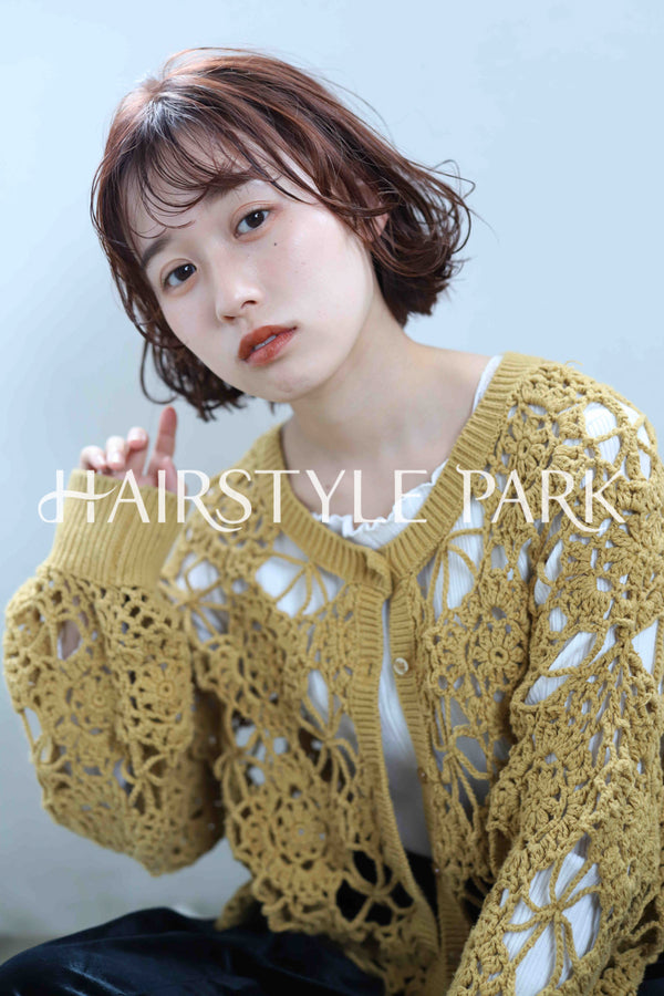 ヘアスタイル写真PhotoNo:343-2 (5) [ミディアム,レディース,モテ・愛され,カジュアル,カラー,パーマ,縦型 ]