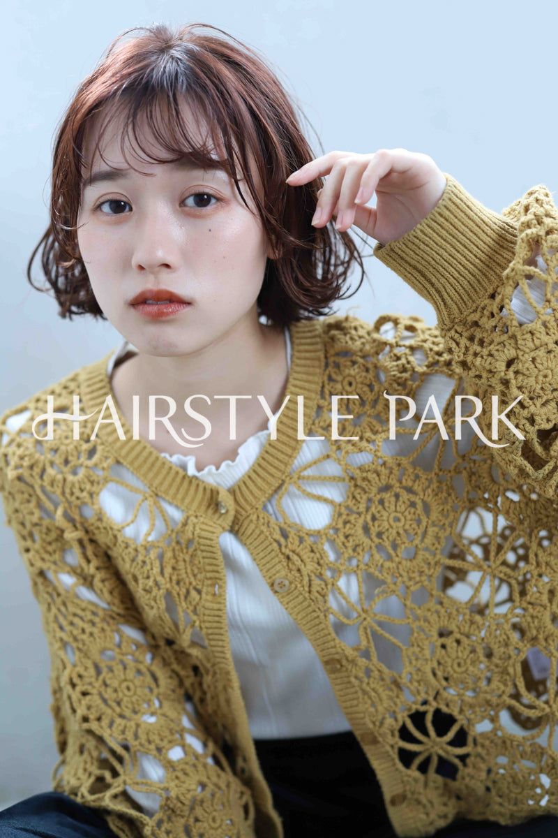 ヘアスタイル写真PhotoNo:343-2 (7) [ミディアム,レディース,モテ・愛され,カジュアル,カラー,パーマ,縦型 ]