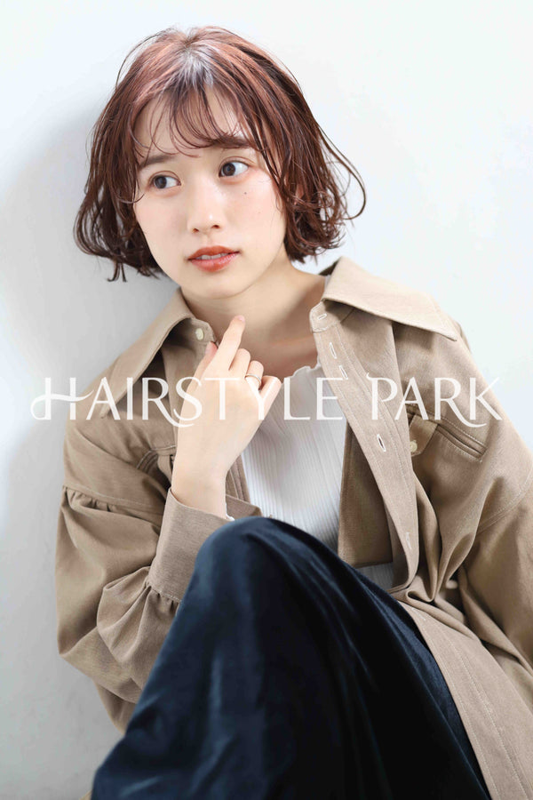 ヘアスタイル写真PhotoNo:343-3 (12) [ミディアム,レディース,モテ・愛され,カジュアル,カラー,パーマ,縦型 ]
