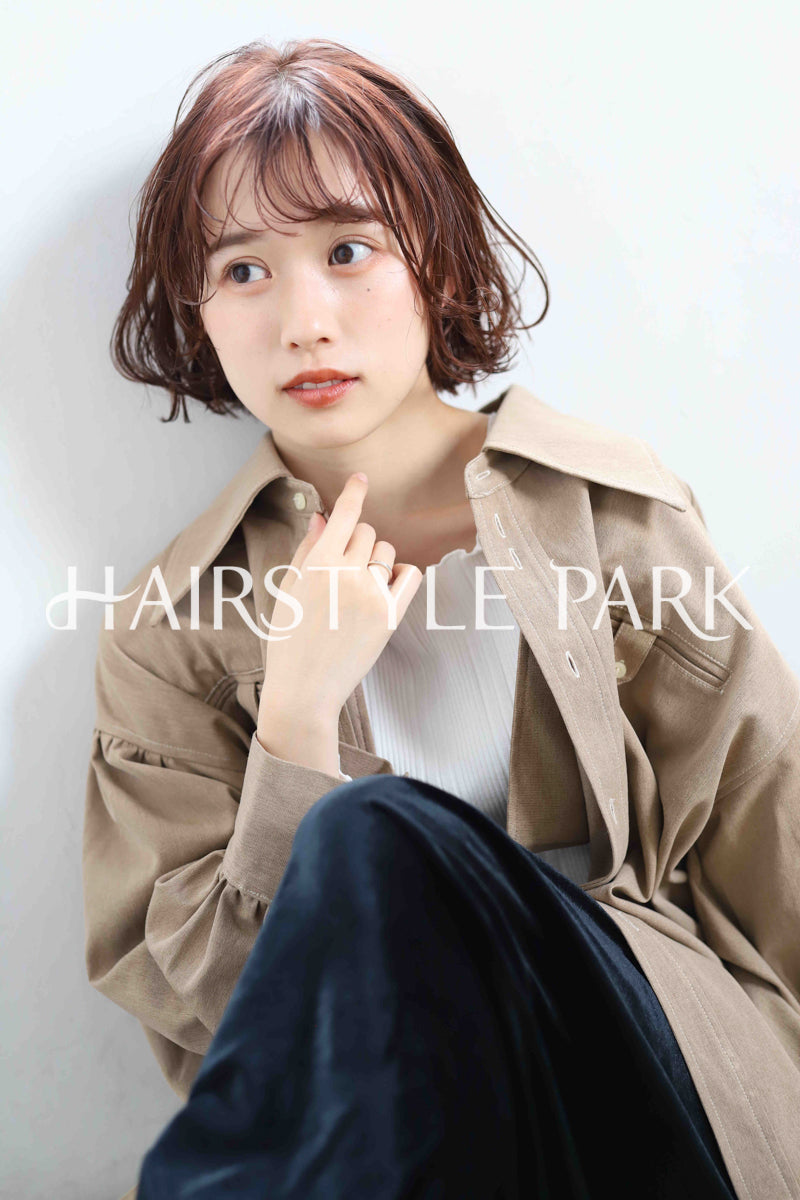ヘアスタイル写真PhotoNo:343-3 (12) [ミディアム,レディース,モテ・愛され,カジュアル,カラー,パーマ,縦型 ]
