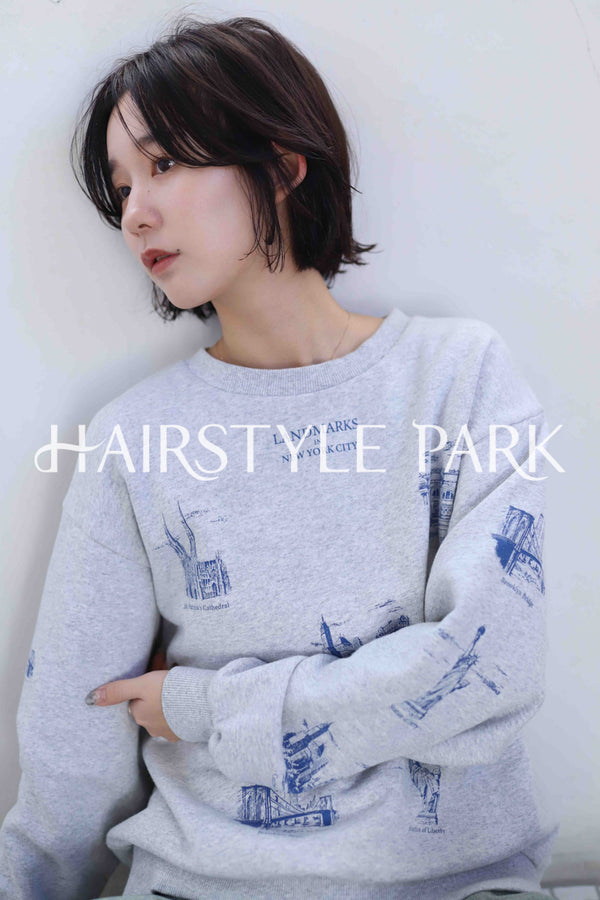 ヘアスタイル写真PhotoNo:344-1 (19) [ミディアム,レディース,ナチュラル,クール / かっこいい,カット,カラー,縦型 ]