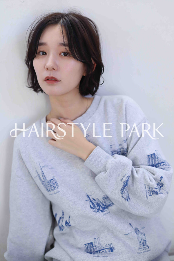 ヘアスタイル写真PhotoNo:344-1 (20) [ミディアム,レディース,ナチュラル,クール / かっこいい,カット,カラー,縦型 ]