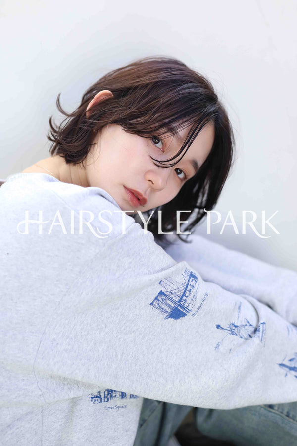 ヘアスタイル写真PhotoNo:344-1 (30) [ミディアム,レディース,ナチュラル,クール / かっこいい,カット,カラー,縦型 ]