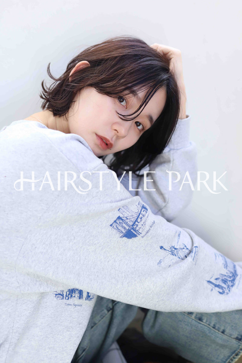ヘアスタイル写真PhotoNo:344-1 (31) [ミディアム,レディース,ナチュラル,クール / かっこいい,カット,カラー,縦型 ]