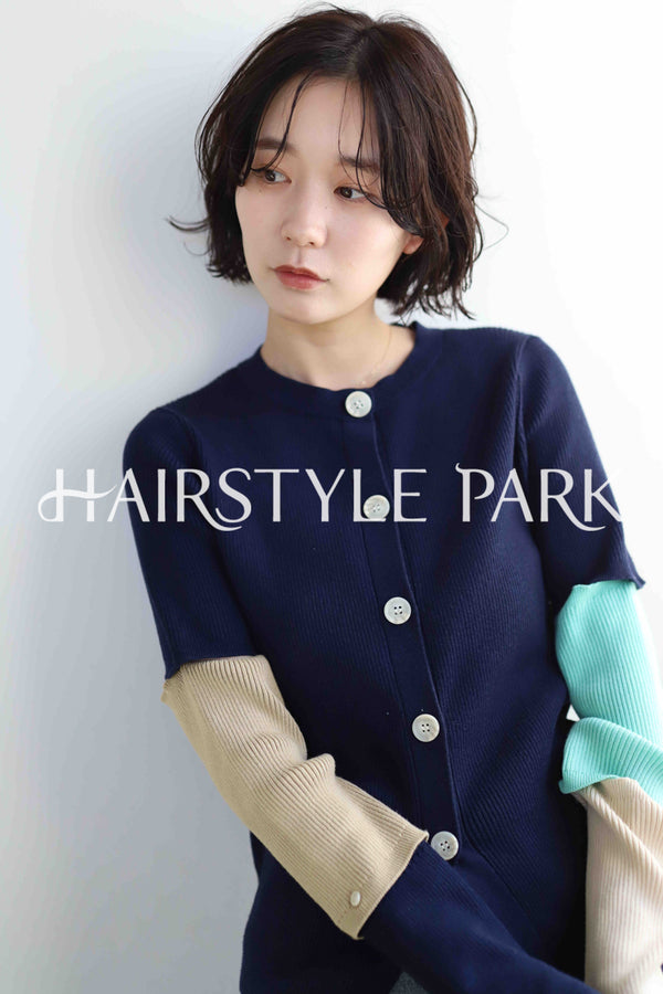 ヘアスタイル写真PhotoNo:344-2 (2) [ミディアム,レディース,ナチュラル,クール / かっこいい,カット,カラー,縦型 ]