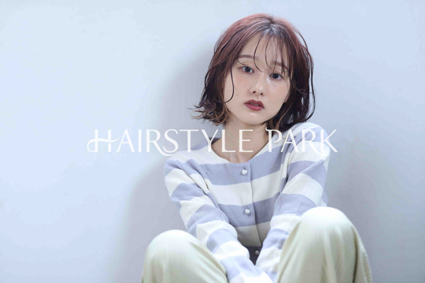 ヘアスタイル写真PhotoNo:345-1 (15) [ミディアム,レディース,ナチュラル,モテ・愛され,カラー,パーマ,縦型 ]