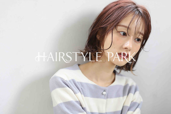 ヘアスタイル写真PhotoNo:345-1 (1) [ミディアム,レディース,ナチュラル,モテ・愛され,カラー,パーマ,縦型 ]