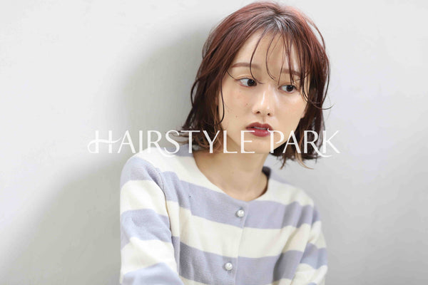 ヘアスタイル写真PhotoNo:345-1 (2) [ミディアム,レディース,ナチュラル,モテ・愛され,カラー,パーマ,縦型 ]