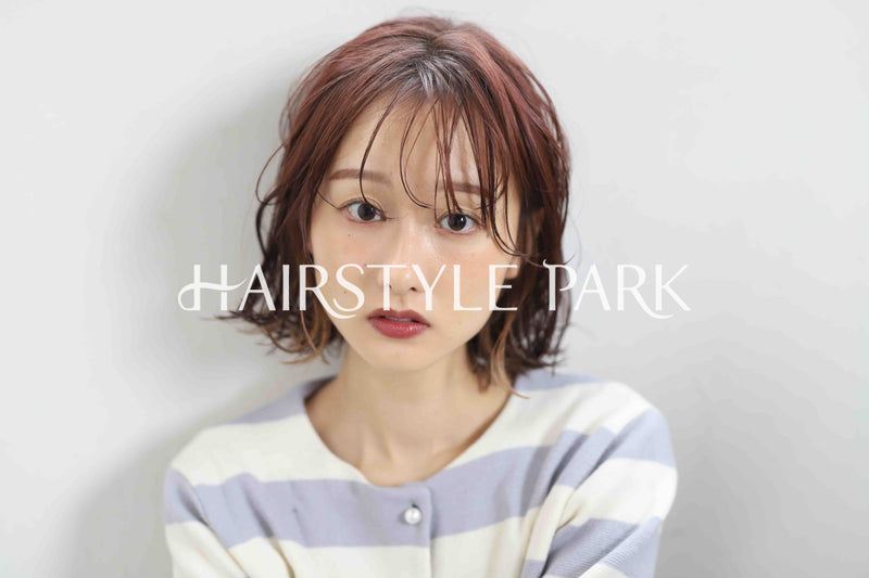 ヘアスタイル写真PhotoNo:345-1 (7) [ミディアム,レディース,ナチュラル,モテ・愛され,カラー,パーマ,縦型 ]