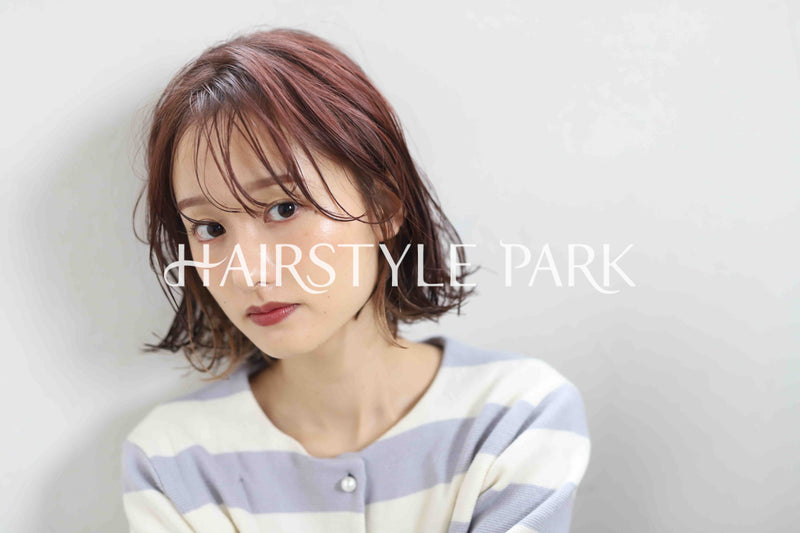 ヘアスタイル写真PhotoNo:345-1 (8) [ミディアム,レディース,ナチュラル,モテ・愛され,カラー,パーマ,縦型 ]
