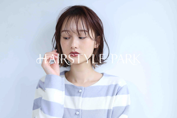 ヘアスタイル写真PhotoNo:345-2 (19) [ミディアム,レディース,ナチュラル,モテ・愛され,カラー,パーマ,縦型 ]