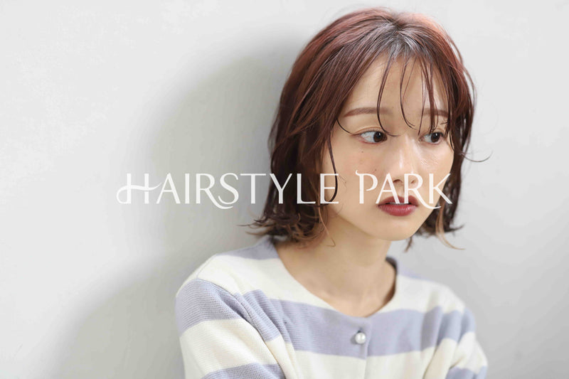 ヘアスタイル写真PhotoNo:345-2 (26) [ミディアム,レディース,ナチュラル,モテ・愛され,カラー,パーマ,縦型 ]