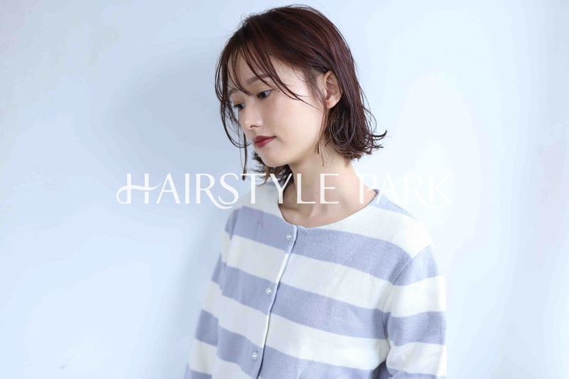 ヘアスタイル写真PhotoNo:345-2 (4) [ミディアム,レディース,ナチュラル,モテ・愛され,カラー,パーマ,縦型 ]