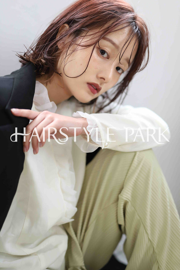 ヘアスタイル写真PhotoNo:345-4 (14) [ミディアム,レディース,ナチュラル,モテ・愛され,カラー,パーマ,縦型 ]