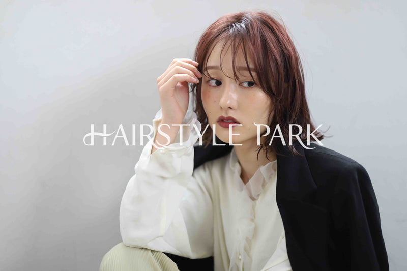 ヘアスタイル写真PhotoNo:345-4 (6) [ミディアム,レディース,ナチュラル,モテ・愛され,カラー,パーマ,縦型 ]