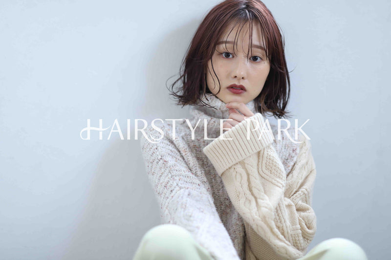 ヘアスタイル写真PhotoNo:345-5 (2) [ミディアム,レディース,ナチュラル,モテ・愛され,カラー,パーマ,縦型 ]