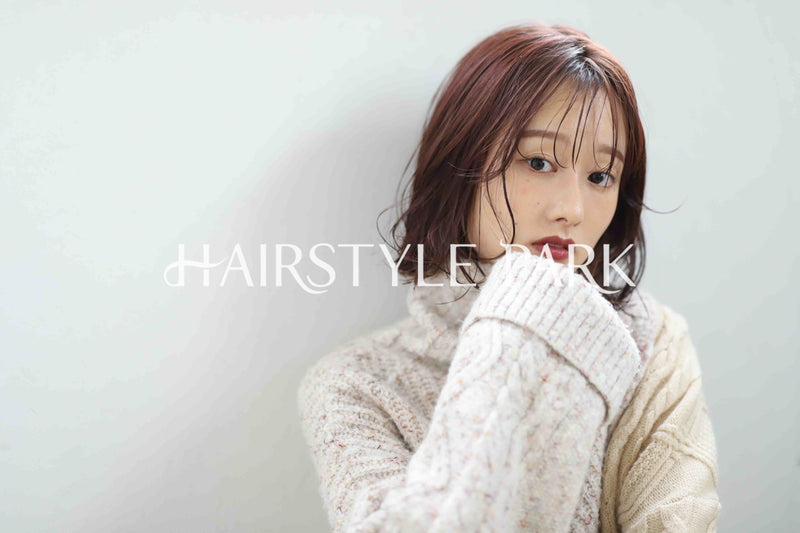 ヘアスタイル写真PhotoNo:345-5 (7) [ミディアム,レディース,ナチュラル,モテ・愛され,カラー,パーマ,縦型 ]