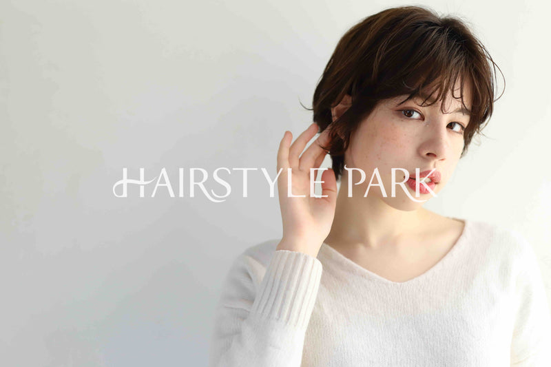 ヘアスタイル写真PhotoNo:346-2 (18) [ショート,レディース,ナチュラル,カラー,パーマ,縦型 ]