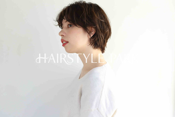 ヘアスタイル写真PhotoNo:346-2 (23) [ショート,レディース,ナチュラル,カラー,パーマ,縦型 ]