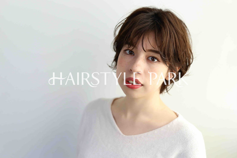 ヘアスタイル写真PhotoNo:346-2 (6) [ショート,レディース,ナチュラル,カラー,パーマ,縦型 ]
